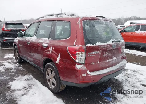 2010 Subaru Forester 2.5X from USA, damaged, VIN JF2SH6BC8AG763132